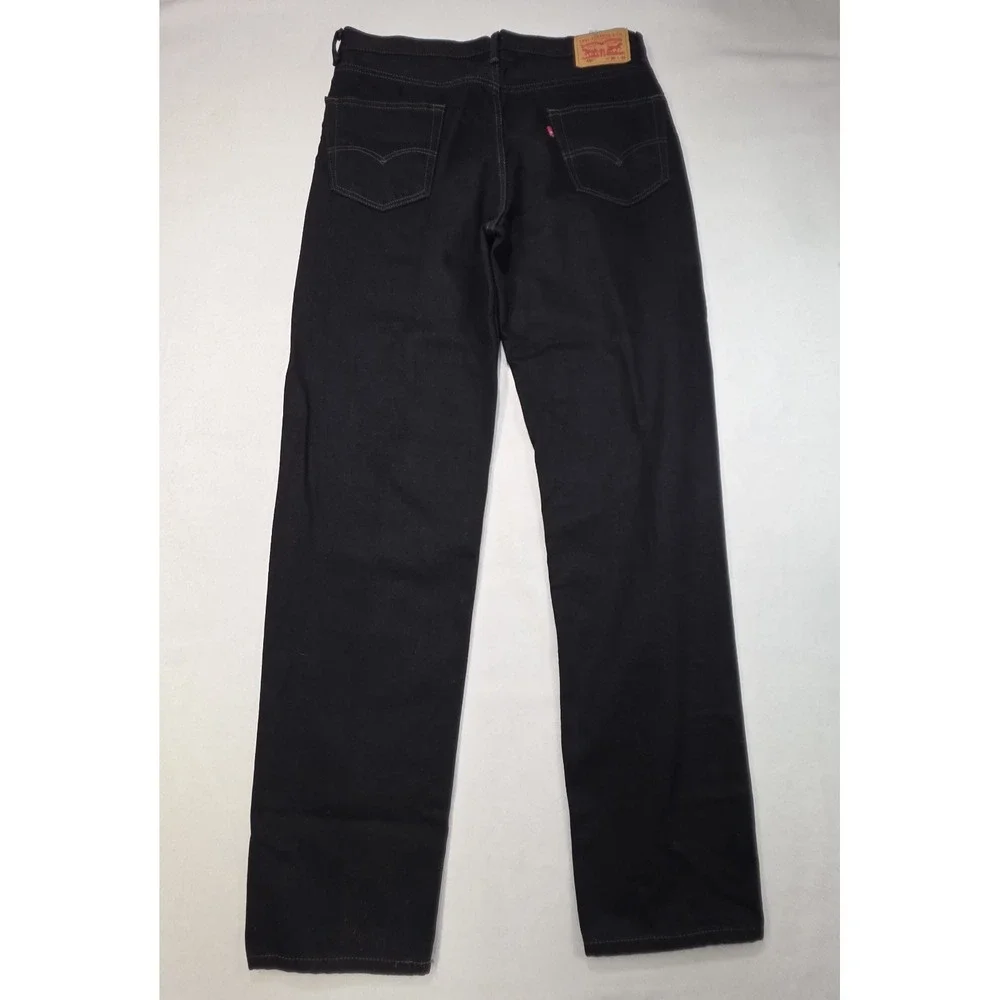 Levis 550 Jeans Men's 36X36 Black LIMITED USE Relaxed Fit Straight Leg Denim